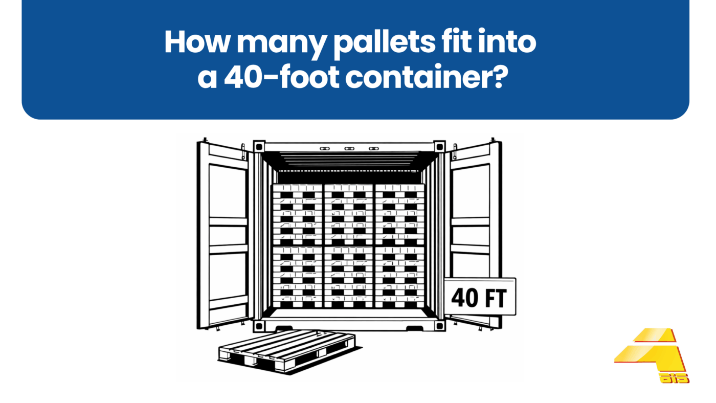 How many pallets fit into a 40-foot container